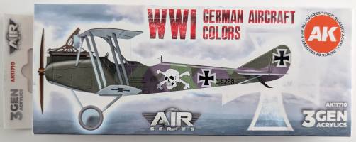 Thumbnail AK INTERACTIVE AK11710 WWI GERMAN AIRCRAFT COLOURS  UK SALE ONLY 