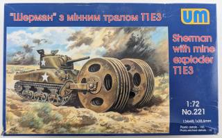 Thumbnail UNIMODEL 221 SHERMAN WITH MINE EXPLODER T1 E3