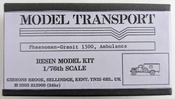 Thumbnail MODEL TRANSPORT PHAENOMEN GRANIT 1500 AMBULANCE