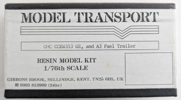 Thumbnail MODEL TRANSPORT 260 GMC CCKW353 GS AND A3 FUEL TRAILER