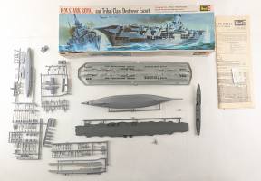 Thumbnail KINGKIT MODEL SCRAPYARD REVELL 0483 H.M.S ARK ROYAL AND TRIBAL CLASS DESTROYER  STARTED 