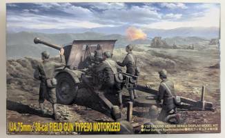 Thumbnail PIT-ROAD G-15 IJA 75MM/ 38-CAL FIELD GUN TYPE 90 MOTORISED