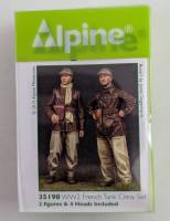 Thumbnail ALPINE MINIATURES 35198 WW2 FRENCH TANK CREW SET