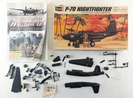 Thumbnail KINGKIT MODEL SCRAPYARD REVELL H-232 P-70 NIGHTFIGHTER  STARTED   DAMAGED DECALS 