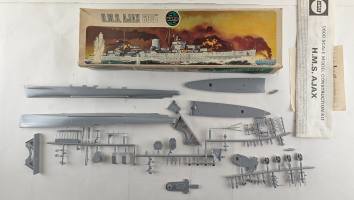 Thumbnail KINGKIT MODEL SCRAPYARD AIRFIX 03204 HMS AJAX  INCOMPLETE 