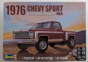Thumbnail REVELL 4486 1976 CHEVY SPORT STEPSIDE PICKUP 4X4