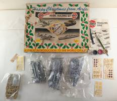 Thumbnail KINGKIT MODEL SCRAPYARD AIRFIX MODEL SET HAWKER TYPHOON/SCORPION/SIDDELEY HARRIER/HMS LEANDER  MISSING GLUE   DAMAGED DECALS 