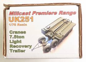 Thumbnail MILICAST UK251 CRANES 7.5TON LIGHT RECOVERY TRAILER