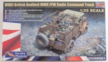 Thumbnail GECKO MODELS 35GM0061 WWII BRITISH BEDFORD MWR FFW RADIO COMMAND TRUCK