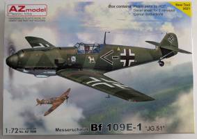 Thumbnail AZ MODEL 7699 MESSERSCHMITT BF 109E-1