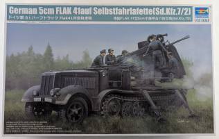 Thumbnail TRUMPETER MODELS 09513 GERMAN 5CM FLAK 41 AUF SELBSTFAHRLAFETTE SD.KFZ.7/2