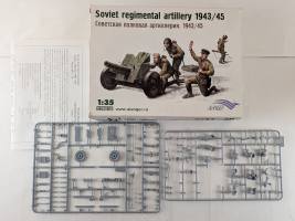 Thumbnail KINGKIT MODEL SCRAPYARD ALANGER 035232 SOVIET REGIMENTAL ARTILLERY 1943/45  INCOMPLETE 