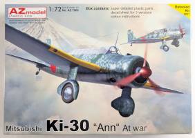 Thumbnail AZ MODEL 7809 MITSUBISHI KI-30 ANN AT WAR