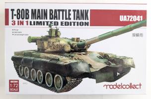 Thumbnail MODELCOLLECT 72041 T-80B MAIN BATTLE TANK 3 IN 1