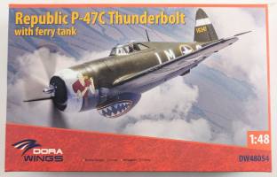 Thumbnail DORA WINGS 48054 REPUBLIC P-47C THUNDERBOLT WITH FERRY TANK