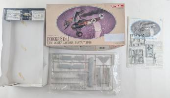 Thumbnail KINGKIT MODEL SCRAPYARD DML 5906 FOKKER DR.1  INCOMPLETE   STARTED 
