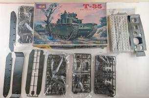 Thumbnail KINGKIT MODEL SCRAPYARD ICM 35041 T-35  NO DECALS   INCOMPLETE 