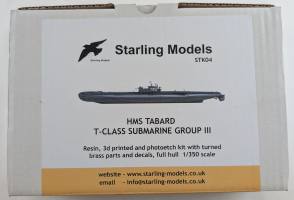 Thumbnail STARLING MODELS STK04 T-CLASS SUBMARINE HMS TABARD