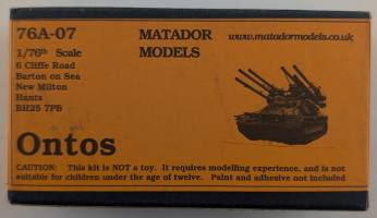 Thumbnail MATADOR MODELS 76A-07 ONTOS