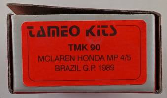 Thumbnail TAMEO TMK 90 MCLAREN HONDA MP 4/5 BRAZIL G.P. 1989