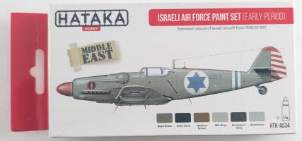 Thumbnail HATAKA HOBBY AS34 ISRAELI AIR FORCE PAINT SET