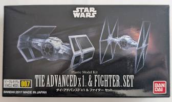 Thumbnail BANDAI 0214502 STAR WARS TIE ADVANCED X1 FIGHTER SET