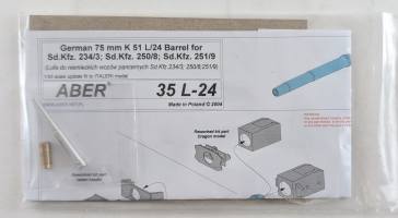 Thumbnail ABER 35L24 GERMAN 75MM K51 L/24 BARREL