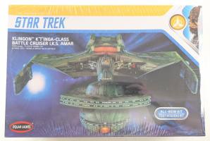 Thumbnail POLAR LIGHTS 950 STAR TREK KLINGON KTINGA CLASS BATTLE CRUISER IKS AMAR