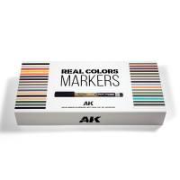 Thumbnail AK INTERACTIVE RCM150 SPECIAL BOX REAL COLORS MARKERS 34 UNITS  UK SALE ONLY 