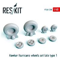 Thumbnail RESKIT RS48-0288 HAWKER HURRICAN WHEEL SET LATE TYPE 1