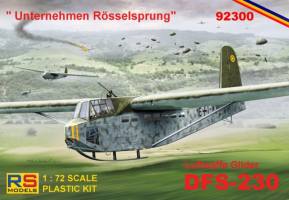 Thumbnail RS MODELS 92300 DFS-230 UNTERNEHMEN ROSSEOSPRUNG LUFTWAFFE GLIDER