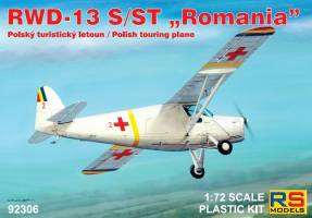Thumbnail RS MODELS 92306 RWD-13 S/ST ROMANIA POLISH TOURING PLANE