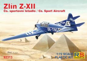 Thumbnail RS MODELS 92313 ZLIN Z-XII CZ SPORT AIRCRAFT