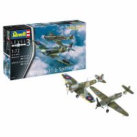 Thumbnail REVELL 03710 COMBAT SET BF 109 G-10   SPITFIRE MK.V