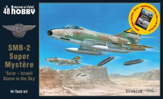 Thumbnail SPECIAL HOBBY 48238B SMB-2 SUPER MYSTERE SAAR - ISRAELI STORM IN THE SKY  KIT AND BOOK 