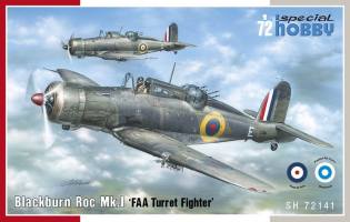 Thumbnail SPECIAL HOBBY 72141 BLACKBURN ROC Mk.I FAA TURRET FIGHTER