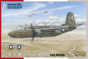 Thumbnail SPECIAL HOBBY 72423 A-20A/B/DB-7C HAVOC/SOSTON EARLY GUNSHIPS