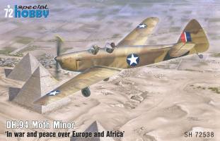 Thumbnail SPECIAL HOBBY 72538 DE HAVILLANT DH.94 MOTH MINOR IN WAR AND PEACE OVER EUROPE AND AFRICA