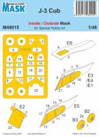 Thumbnail SPECIAL MASK 48015 J-3 CUB INSIDE/OUTSIDE MASK