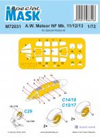 Thumbnail SPECIAL MASK 72031 A.W. METEOR NF MK.11/12/13