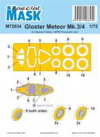 Thumbnail SPECIAL MASK 72034 GLOSTER METEOR MK.3/4 MASK