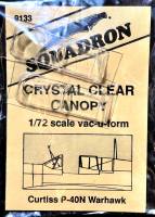 Thumbnail SQUADRON PRODUCTS 9133 CURTISS P-40N WARHAWK CRYSTAL CLEAR CANOPY