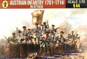 Thumbnail STRELETS 261 1701-1714 AUSTRIAN INFANRTY IN ATTACK