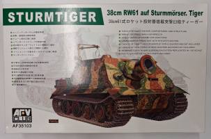 Thumbnail KINGKIT MODEL SCRAPYARD AFV CLUB AF35103 38CM RW61 AUF STURMMORSER. TIGER STARTED