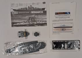 Thumbnail KINGKIT MODEL SCRAPYARD TAMIYA 78013.6500 GERMAN BATTLESHIP BISMARK STARTED