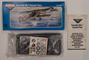 Thumbnail KINGKIT MODEL SCRAPYARD NOVO 78081 SWORDFISH MK.I-TORPEDO PLANE  CRACKED DECALS 
