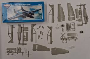 Thumbnail KINGKIT MODEL SCRAPYARD NOVO 78088 BLACK WIDOW-HEAVY NIGHT FIGHTER  NO DECALS OR INSTRUCTIONS 