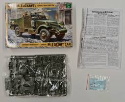 Thumbnail KINGKIT MODEL SCRAPYARD ZVEZDA 3519 ARMORED PERSONNEL CARRIER M-3 SCOUT CAR INCOMPLETE
