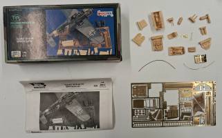 Thumbnail KINGKIT MODEL SCRAPYARD VERLINDEN PRODUCTIONS 438 FOCKE WULF FW190 A8 SUPER DETAIL SET  STARTED 
