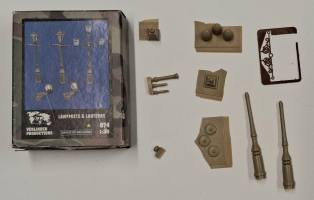 Thumbnail KINGKIT MODEL SCRAPYARD VERLINDEN PRODUCTIONS 874 LAMPPOSTS LANTERNS INCOMPLETE